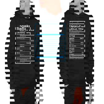 Snowflake Nutrition Facts Hoodie - Thegiftio