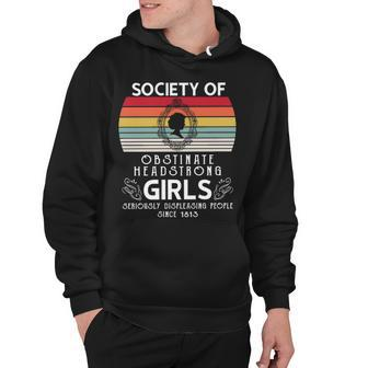 Society Of Obstinate Headstrong Girls Hoodie - Seseable