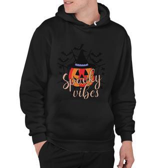 Spooky Vibes Pumpkin Halloween Quote V2 Hoodie - Monsterry