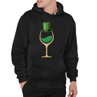 St Patricks Day Wine Glass Tshirt Hoodie - Monsterry UK