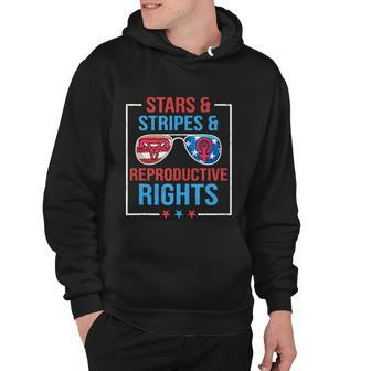 Stars Stripes And Reproductive Rights 4Th Of July Girl Hoodie - Monsterry DE