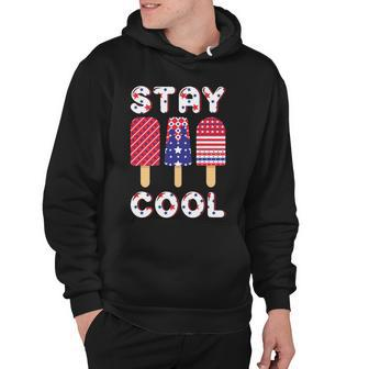 Stay Cool Popsicle Graphic 4Th Of July Plus Size Shirt Hoodie - Monsterry DE