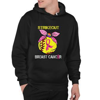 Strike Out Breast Cancer Awareness Softball Fighters Hoodie - Monsterry DE