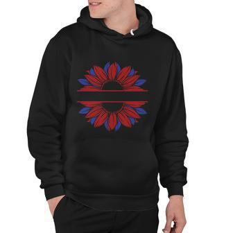 Sunflower American Flag 4Th Of July Independence Day Patriotic V3 Hoodie - Monsterry UK