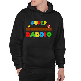 Super Daddio Retro Video Game Tshirt Hoodie - Monsterry