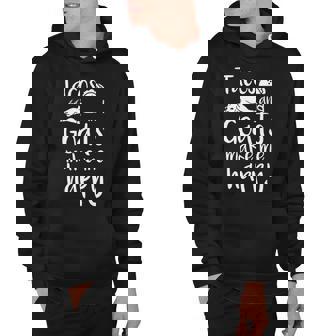 Tacos And Goats Make Me Happy Hoodie - Thegiftio UK