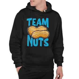 Team Nuts Funny Matching Party Baby Boy Gender Reveal Hoodie - Thegiftio UK