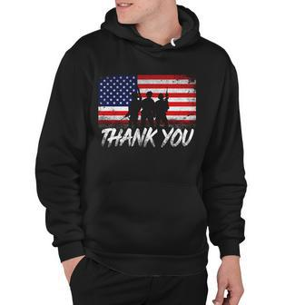 Thank You Usa Troops Hoodie - Monsterry UK