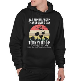 Thanksgiving Wkrp Turkeys Drop Hoodie - Monsterry