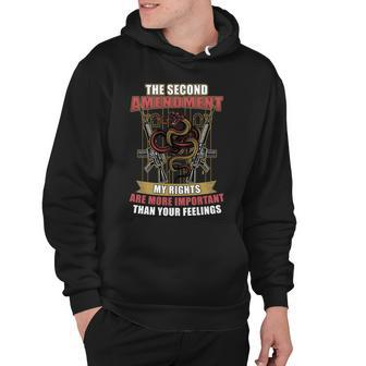The 2Nd Amendment My Rights Are More Important Than Your Feelings Tshirt Hoodie - Monsterry UK