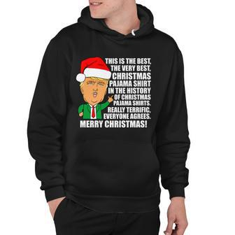 The Best Christmas Pajama Shirt Ever Everyone Agrees Donald Trump Tshirt Hoodie - Monsterry