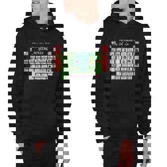 The Periodic Table Of Christmas Elements Hoodie - Thegiftio
