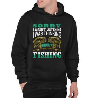 Thinking About Fishing Funny Tshirt Hoodie - Monsterry UK