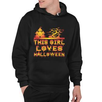 This Girl Loves Halloween Funny Hallloween Quote Hoodie - Monsterry AU