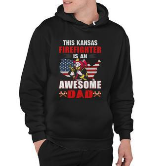 This Kansas Firefighter Is An Awesome Dad Hoodie - Monsterry AU