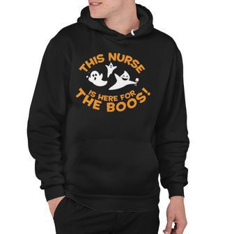 This Nurse Is Here For The Boos Hoodie - Thegiftio UK