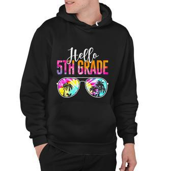 Tie Dye Hello 5Th Grade Teacher First Day Of School Funny Hoodie - Monsterry
