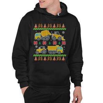 Tractors And Bulldozers Ugly Christmas Sweater Tshirt Hoodie - Monsterry DE