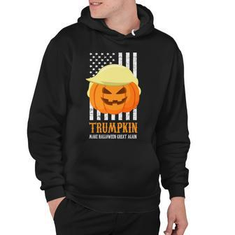 Trumpkin Donald Trump Funny Halloween Hoodie - Thegiftio UK