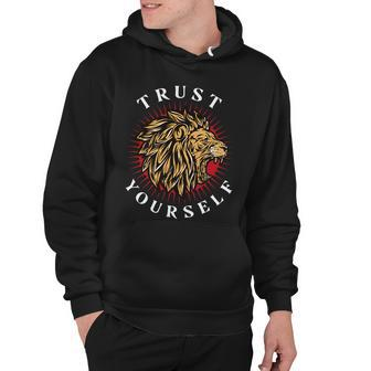 Trust Yourself Lion Hoodie - Monsterry DE