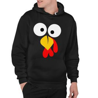 Turkey Face Funny Thanksgiving Day Tshirt Hoodie - Monsterry