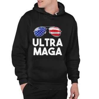 Ultra Maga Flag America Sunglasses Hoodie - Monsterry