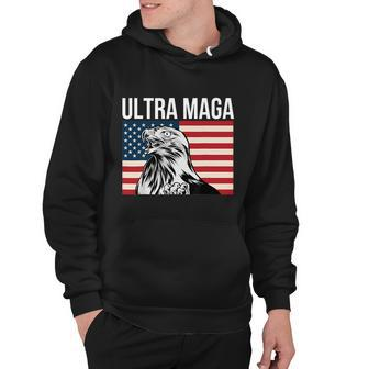 Ultra Maga Patriot Patriotic Agenda 2024 American Eagle Flag Hoodie - Monsterry