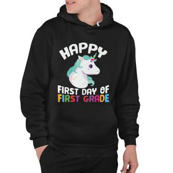 Unicorn First Day Of First Grade Back To School First Day Of School Hoodie - Monsterry UK