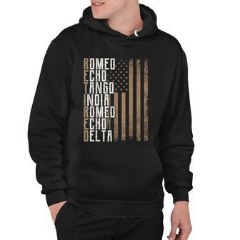 Us Army Military Veteran Phonetic Alphabet Hoodie - Monsterry UK