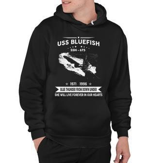 Uss Bluefish Ssn Hoodie - Monsterry DE