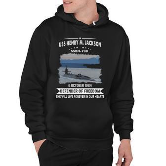 Uss Henry M Jackson Ssbn Hoodie - Monsterry