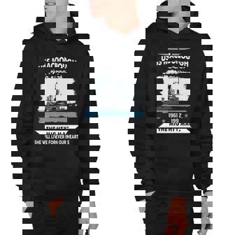 Uss Macdonough Dlg 8 Ddg Hoodie - Monsterry