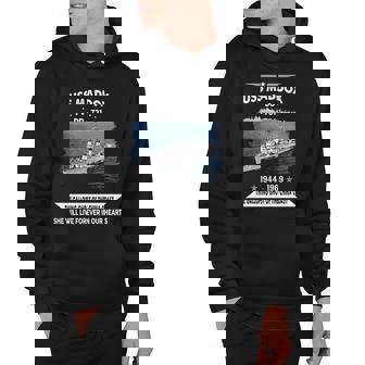 Uss Maddox Dd 731 Front Hoodie - Monsterry