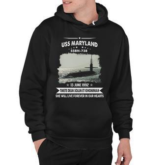 Uss Maryland Ssbn Hoodie - Monsterry AU