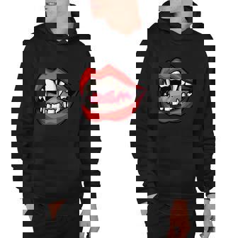 Vampire Mouth With The Most Attractive Vampire Design V2 Hoodie - Thegiftio