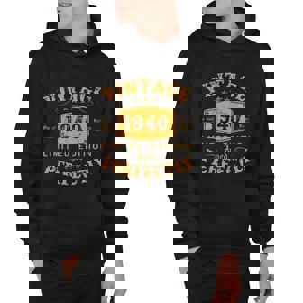 Vintage 1940 82 Birthday Gifts 82Th Birthday Gifts Graphic Design Printed Casual Daily Basic Hoodie - Thegiftio UK