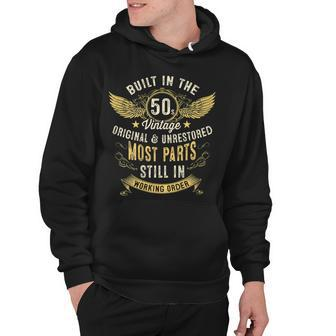 Vintage 1950S Built In The 50S Fifties Funny 70Th Birthday V2 Hoodie - Seseable
