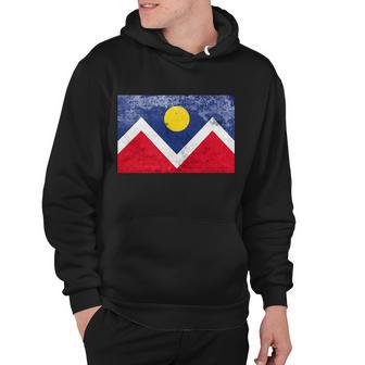 Vintage City Of Denver Colorado Flag Tshirt Hoodie - Monsterry