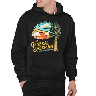 Vintage General Sherman Sequoia National Park Retro Graphic Hoodie - Thegiftio UK