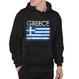 Vintage Greece Greek Flag Pride Gift Hoodie - Monsterry UK