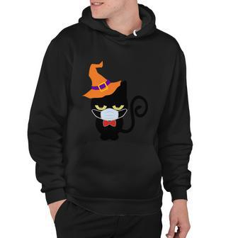 Vintage Halloween Witch Cat With Halloween Quote V2 Hoodie - Thegiftio