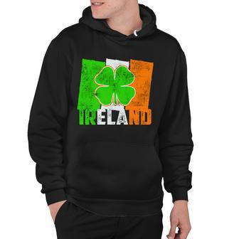 Vintage Ireland Irish Flag St Patricks Day Hoodie - Thegiftio UK
