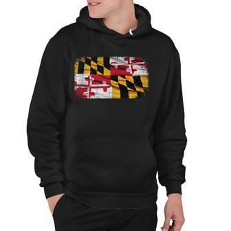 Vintage Maryland Flag Hoodie - Monsterry DE