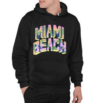 Vintage Miami Beach Tshirt Hoodie - Monsterry UK