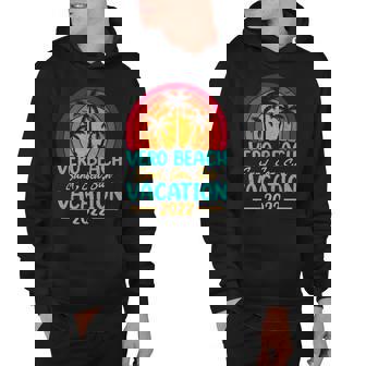 Vintage Sunset Summer Vacation 2022 Florida Vero Beach Hoodie - Thegiftio