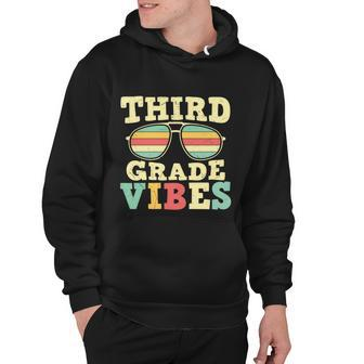 Vintage Third Grade Viber Sunglass Back To School First Day Of School Hoodie - Monsterry CA
