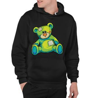 Vintage Torn Colorful Teddy Bear Tshirt Hoodie - Monsterry CA