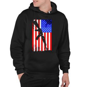 Vintage Usa Ak-47 Gun American Flag Tshirt Hoodie - Monsterry UK