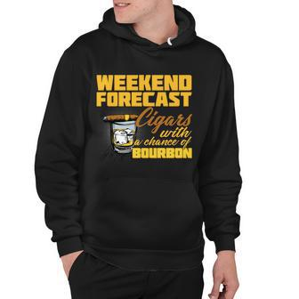 Weekend Forcast Cigars And Bourbon Tshirt Hoodie - Monsterry DE