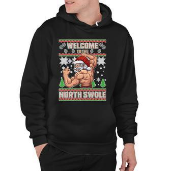 Welcome To The North Swole Santa Ugly Christmas Tshirt Hoodie - Monsterry AU
